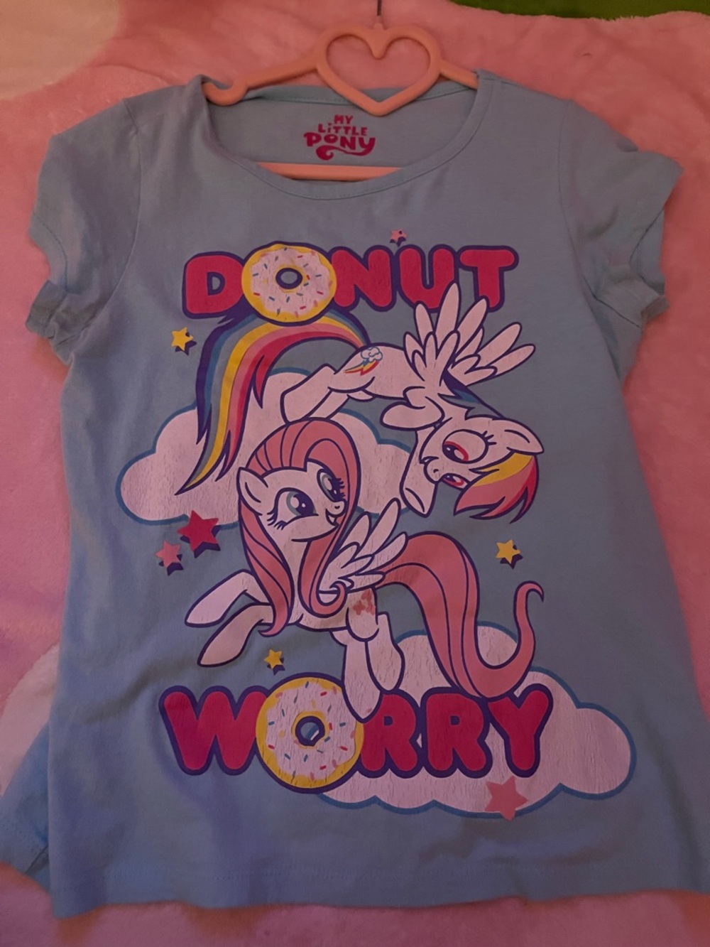 My Little Pony Light Blue 'Donut Worry' Graphic Tee